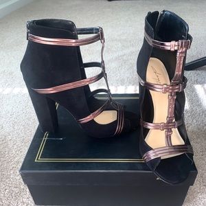 Daya by Zendaya cage block heel